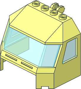 Windscreen  4 x  6 x  4 Cab with Hinge with Trans Light Blue Glass