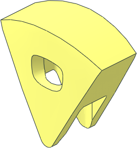 Minifig Headdress Circular Slice 60 Degrees Minifig Headdress Circular Slice 60 Degrees