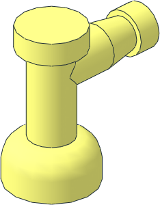 Tap  1 x  1 without Hole in Spout