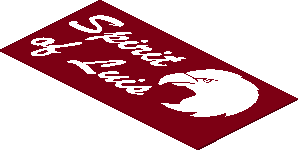 Sticker  0.6 x  1.6 Left with Spirit of Luis & Eagle on DkRed