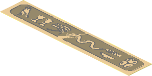 Sticker  1.0 x  5.5 with Hieroglyphs