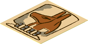 Sticker  2.1 x  1.8 with Anubis Head