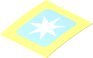 Sticker 1.8 x 1.8 with Maersk Logo (Formed) Sticker 1.8 x 1.8 with Maersk Logo (Formed)