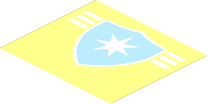 Sticker 3.8 x 4.4 with Maersk Blazon Sticker 3.8 x 4.4 with Maersk Blazon