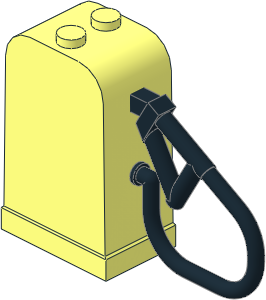 Figure Fuel Pump with Black Hose Figure Fuel Pump with Black Hose