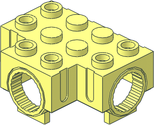 ~Technic Gearbox 3 x 4 x 1.667 T-shaped Top ~Technic Gearbox 3 x 4 x 1.667 T-shaped Top