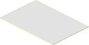 Sticker  1.3 x  1.9 with Chrome Silver Mirror