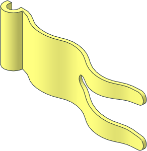 Duplo Flag Wavy  2 x  5 without Slits Duplo Flag Wavy  2 x  5 without Slits