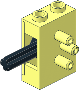 Technic Pneumatic Valve (Complete - Neutral Position)