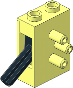 Technic Pneumatic Valve (Complete - Down Position)