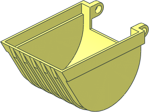 Technic Excavator Bucket 6 x 9 Technic Excavator Bucket 6 x 9