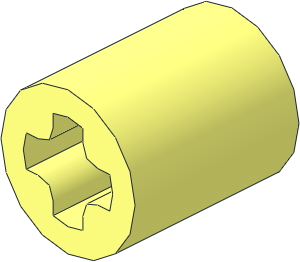 ~Electric Technic Motor 9V Geared (480 RPM) Axle Bush