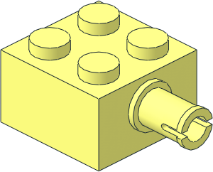 Brick  2 x  2 with Pin