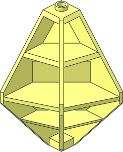 Panel  4 x  4 x  6 Outward Sloping Corner