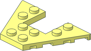 Wing  4 x  6 with  2 x  2 Cutout