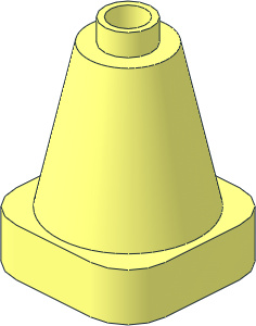 Duplo Cone  2 x  2 x  2 Square Base without Bottom Tube