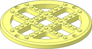 Brick 13.667 x 13.667 Round Fabuland Hollowed