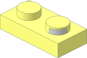 Electric Plate  1 x  2 with Contacts