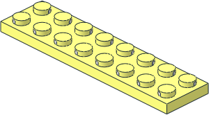 Electric Plate  2 x  8 with Contacts
