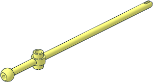 Bar 12L with Hollow Studs, Towball and Slit