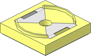 ~Electric Light & Sound Brick  2 x  2 x  1.333 Siren Base