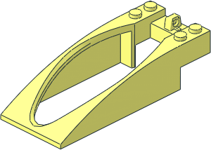 Windscreen 10 x 4 x 2 Curved with Bubble Cutout Single Hinge Windscreen 10 x 4 x 2 Curved with Bubble Cutout Single Hinge