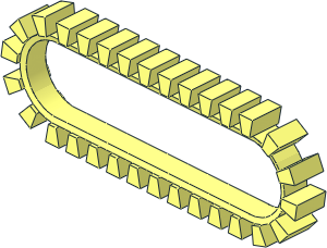 Technic Tread Crawler Wedge Shaped