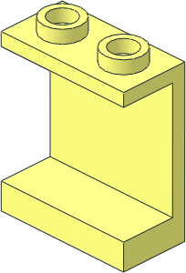 Panel  1 x  2 x  2 with Hollow Studs