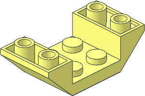 Slope Brick 45  4 x  2 Double Inverted with Open Centre