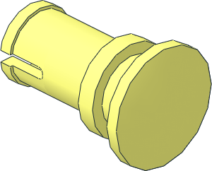 Technic Pin  1/2 with Button