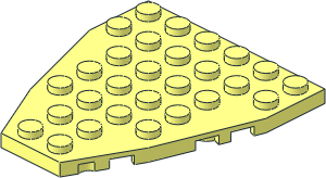 Wing  7 x  6 with Stud Notches