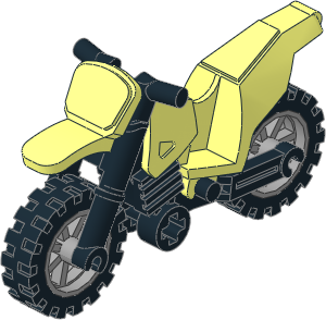 Bike  2 Wheel Motorcycle with Dirt Bike Fairing (Complete)