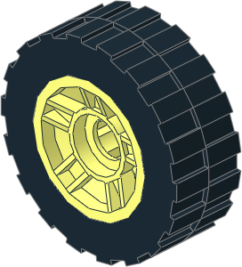 Wheel Rim 6.4 x 11 with 5 Spokes with Tyre 6.4/ 75 x 8 Shallow Offset Tread Wheel Rim 6.4 x 11 with 5 Spokes with Tyre 6.4/ 75 x 8 Shallow Offset Tread