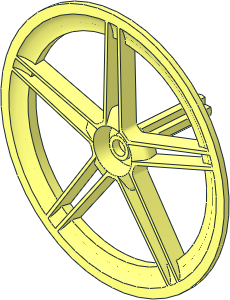 Wheel Cover 5 Spoke for Wheel 34 x 56