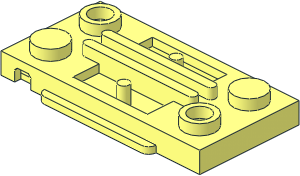 Electric Train 12V Track Contact Base