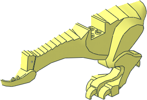~Animal Dragon Body (Hungarian Horntail) - Left Half