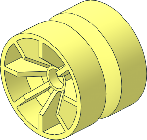 Wheel Rim 14 x 18 with  8 Spokes